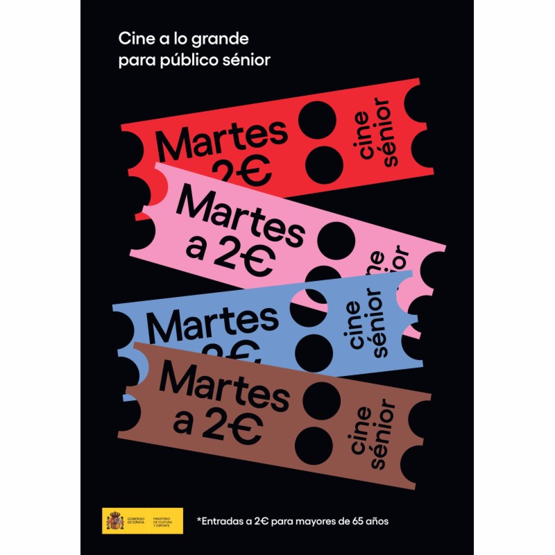 PROMOCIÓN- CINE A 2 EUROS MAYORES DE 65 AÑOS