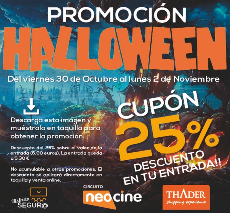 NEOCINE THADER - PROMOCION HALLOWEEN