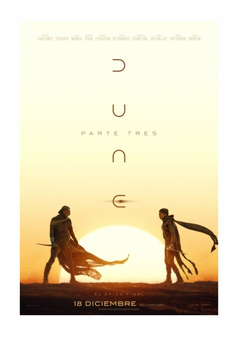 DUNE: PARTE TRES (PREESTRENO MARTES 15 DE DICIEMBRE)
