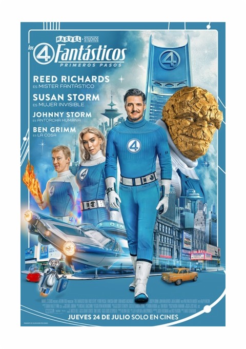 LOS CUATRO FANTASTICOS: PRIMEROS PASOS (ESTRENO JUEVES 24 DE JULIO)